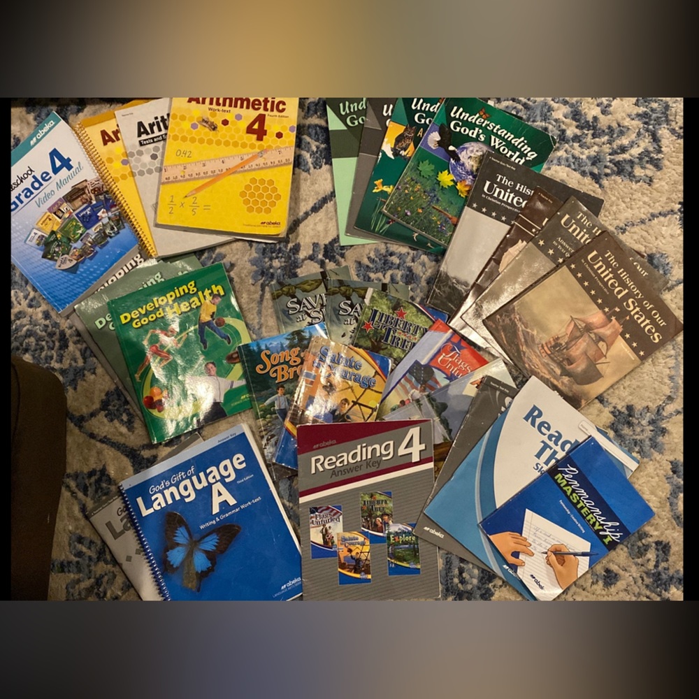 Fourth grade Abeka books